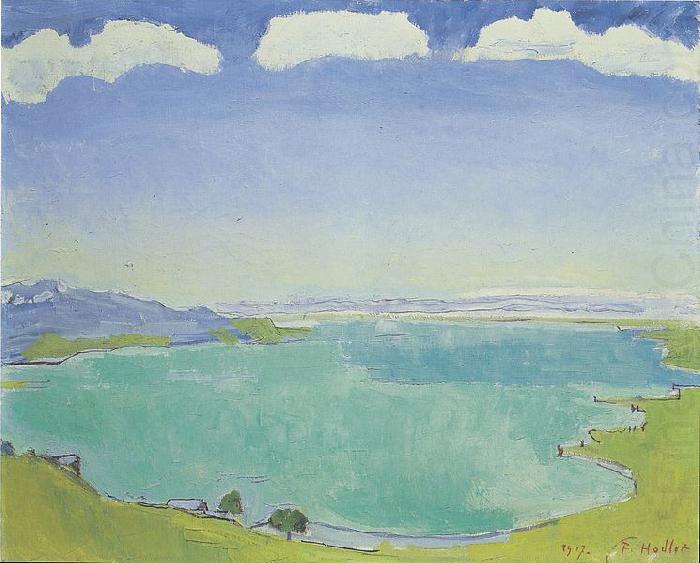 Genfersee von Caux aus, Ferdinand Hodler